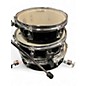 Used TAMA 4 Piece CLUB JAM PANCAKE KIT Black Drum Kit