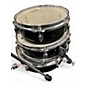Used TAMA 4 Piece CLUB JAM PANCAKE KIT Black Drum Kit
