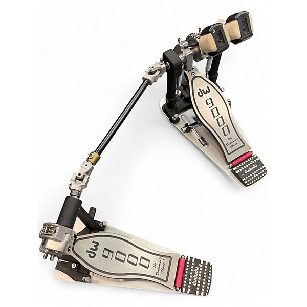 Used DW 9000 Series Double Double Bass Drum Pedal