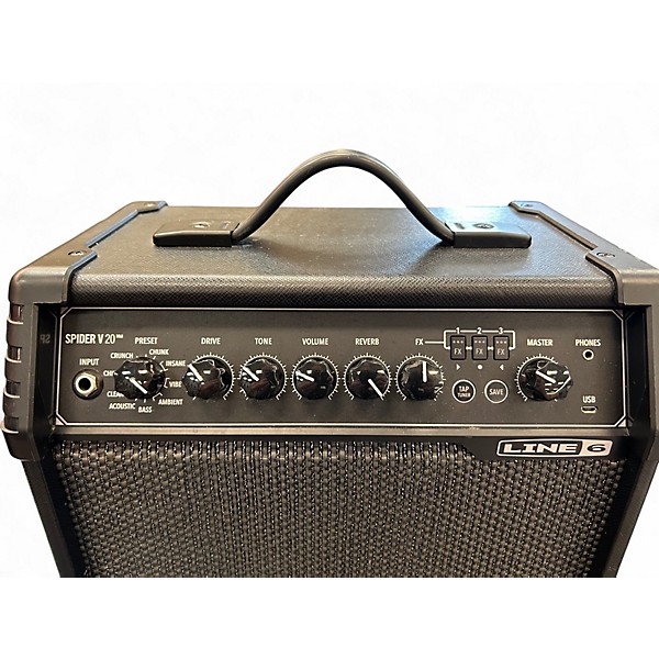 Used Line 6 Spider V 20 MkII 20w 1x8 Guitar Combo Amp