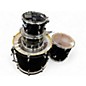 Used Pearl 4 Piece Export JET BLACK Drum Kit