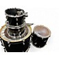 Used Pearl 4 Piece Export JET BLACK Drum Kit