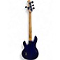 Used Sterling by Music Man Stingray Ray 34 Neptune Blue Satin Electric Bass Guitar