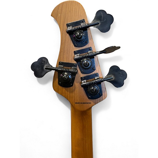 Used Sterling by Music Man Stingray Ray 34 Neptune Blue Satin Electric Bass Guitar