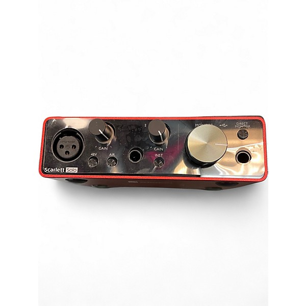 Used Focusrite SCARLETT SOLO GEN3 Audio Interface