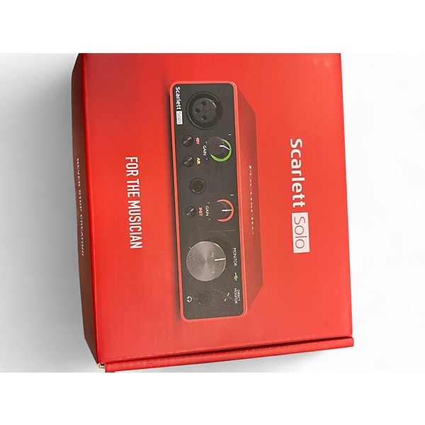 Used Focusrite SCARLETT SOLO GEN3 Audio Interface