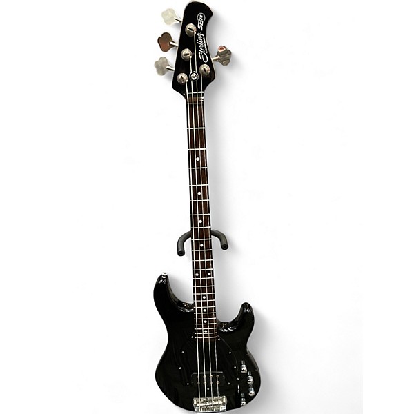 Used Sterling by Music Man SB14 Black Electric Bass Guitar