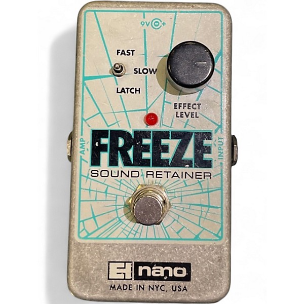 Used Electro-Harmonix Freeze Sound Retainer Compression Effect Pedal