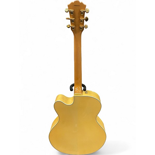 Used Washburn J6S Wes Montgomery Natural Hollow Body Electric Guitar