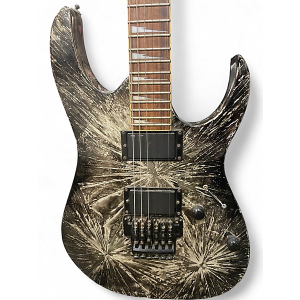 Used Ibanez RGR320S RGR Series ARCTIC SILVER BURST Solid Body Electric Guitar