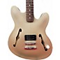 Used Fender Starcaster Satin Shoreline Gold Hollow Body Electric Guitar