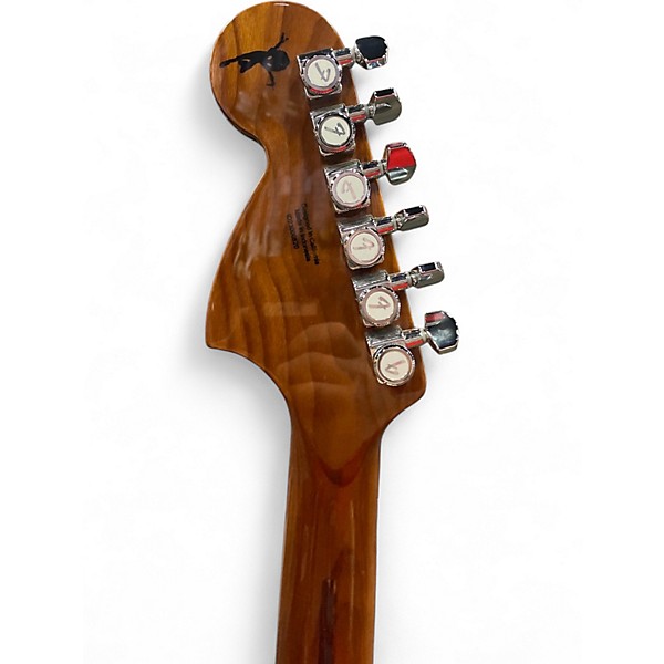 Used Fender Starcaster Satin Shoreline Gold Hollow Body Electric Guitar