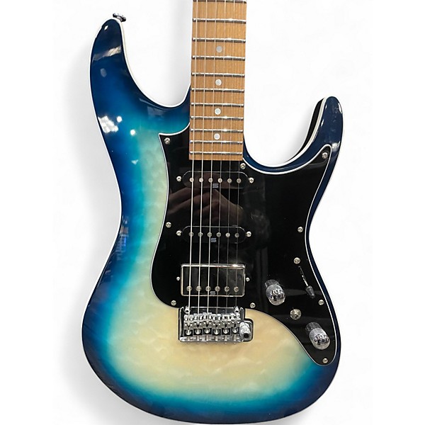 Used Ibanez AZ24P1QM 1P-01 DEEP OCEAN BLONDE Solid Body Electric Guitar