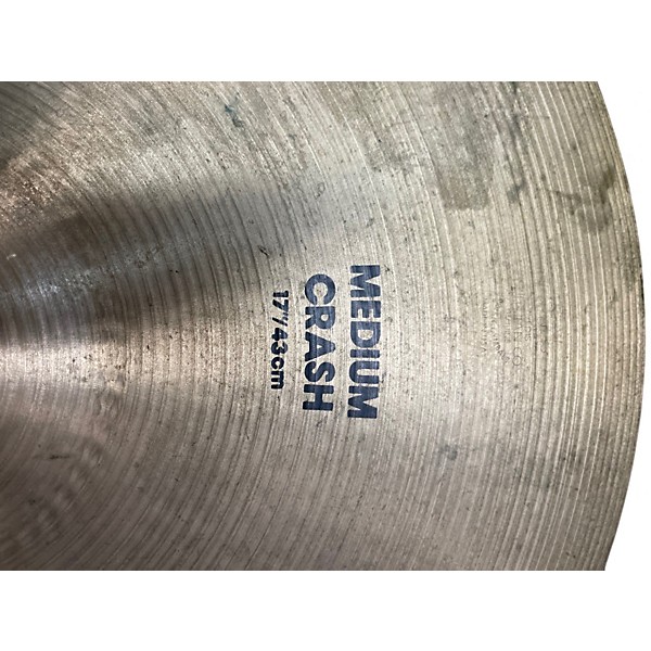 Used Zildjian 17in medium crash Cymbal