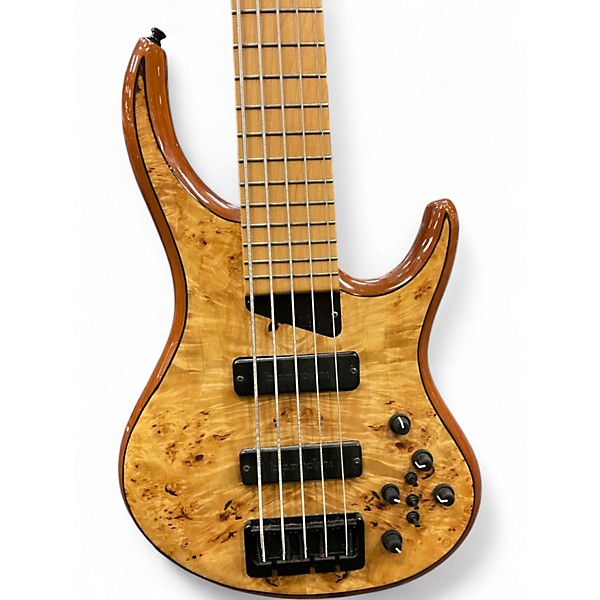 Used MTD Kingston Z5 String Natural Electric Bass Guitar