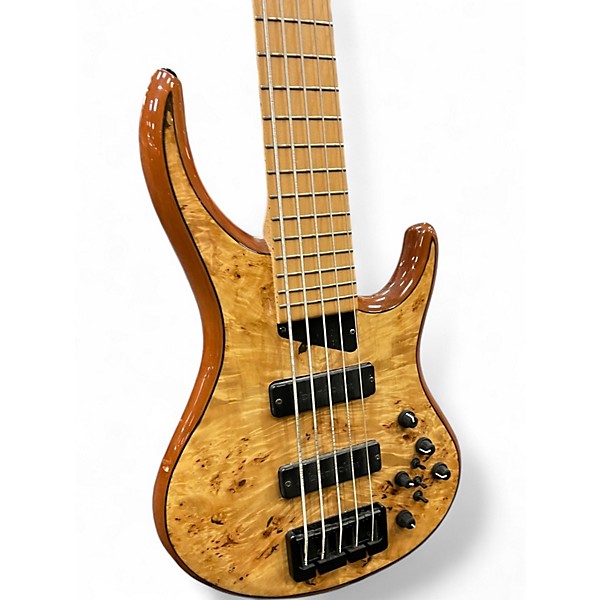 Used MTD Kingston Z5 String Natural Electric Bass Guitar