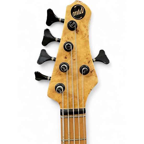 Used MTD Kingston Z5 String Natural Electric Bass Guitar