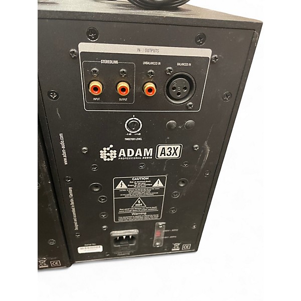 Used ADAM Audio A3X 2-Way Pair Powered Monitor