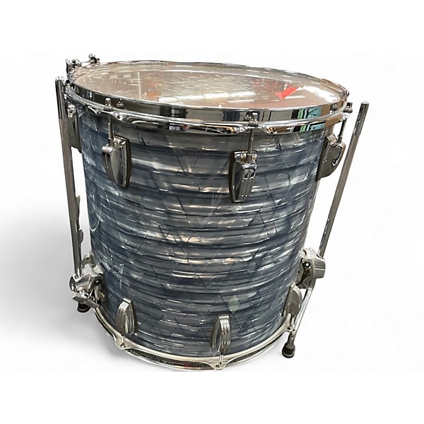 Used Ludwig 4 Piece Classic Maple Sky Blue Pearl Drum Kit