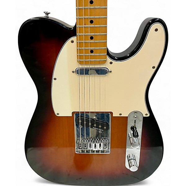 Used Fender Player Telecaster 3 Tone Sunburst Solid Body Electric Guitar