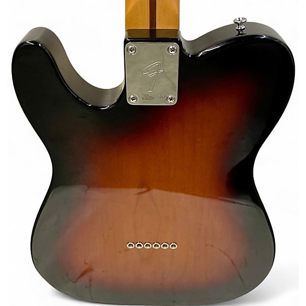 Used Fender Player Telecaster 3 Tone Sunburst Solid Body Electric Guitar