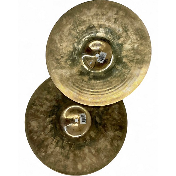 Used Zildjian 14in A Custom Hi Hat Pair Cymbal