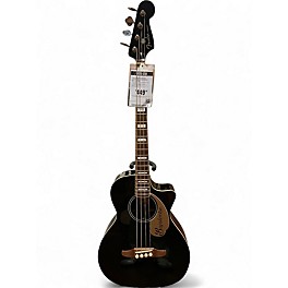 Used Fender Kingman 4-String Black Acoustic Bass Guitar