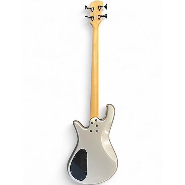 Used Spector Performer 4 Metallic Silver Electric Bass Guitar