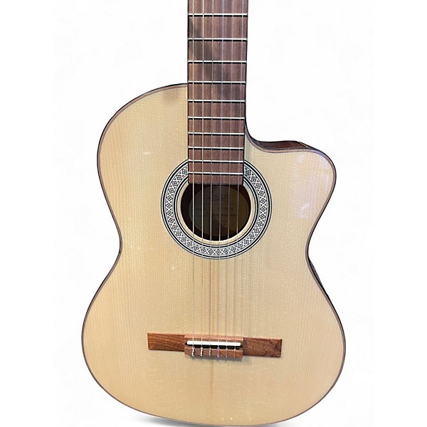 Used Lucero LC150SCE Natural Classical Acoustic Guitar