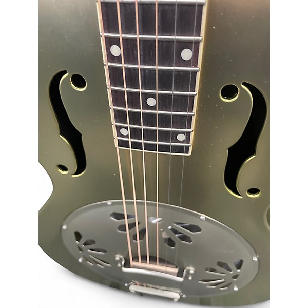 Used Gretsch Guitars G9202 Honeydipper Metal Round Neck BRONZE Acoustic Guitar