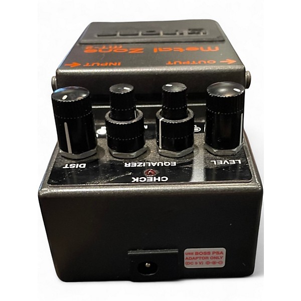 Used BOSS MT2 Metal Zone Distortion Effect Pedal