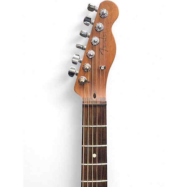 Used Fender Acoustasonic Player Telecaster Arctic White Acoustic Electric Guitar