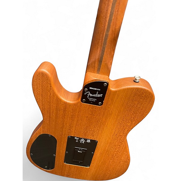 Used Fender Acoustasonic Player Telecaster Arctic White Acoustic Electric Guitar