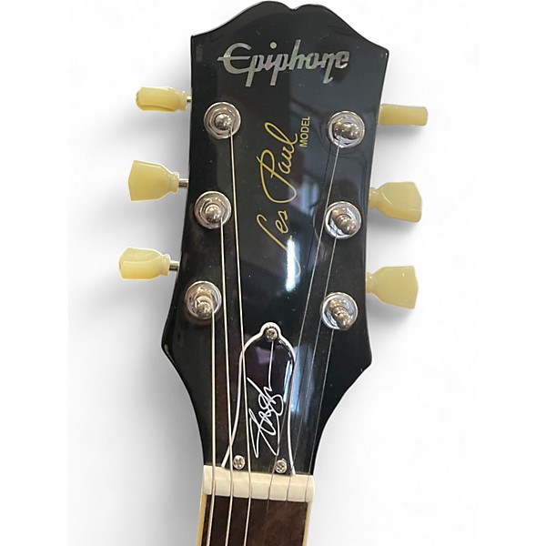 Used Epiphone Slash Signature Anaconda Les Paul Green Solid Body Electric Guitar