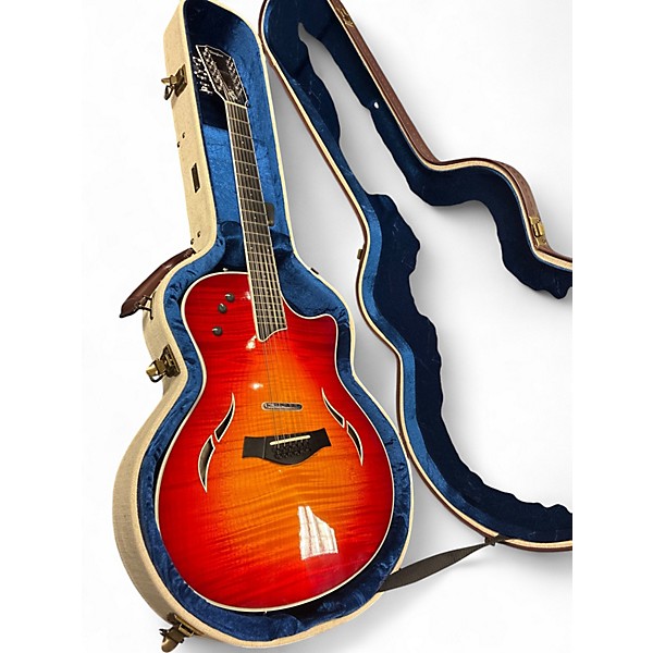 Used Taylor T5S1-12 Cherry Sunburst Hollow Body Electric Guitar