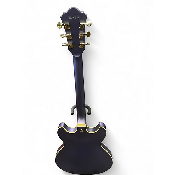 Used Ibanez AS73G metallic purple Hollow Body Electric Guitar