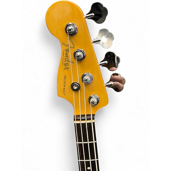 Used Fender American Professional II Precision Bass Left Handed 3 Color Sunburst Electric Bass Guitar