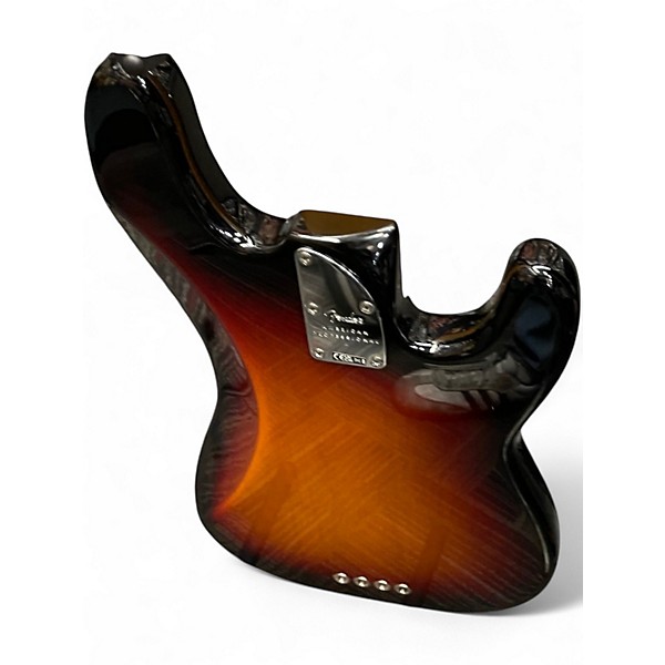 Used Fender American Professional II Precision Bass Left Handed 3 Color Sunburst Electric Bass Guitar