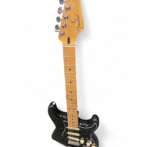 Used Fender Player Stratocaster Black Solid Body Electric Guitar