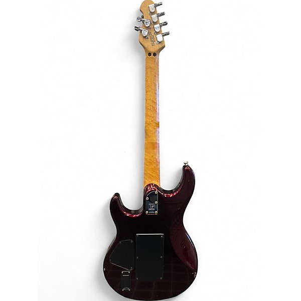 Used Ernie Ball Music Man Luke Candy Apple Red Solid Body Electric Guitar