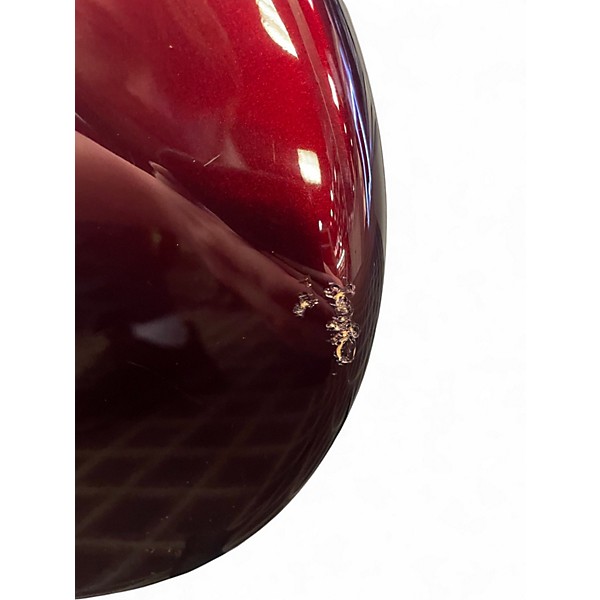 Used Ernie Ball Music Man Luke Candy Apple Red Solid Body Electric Guitar