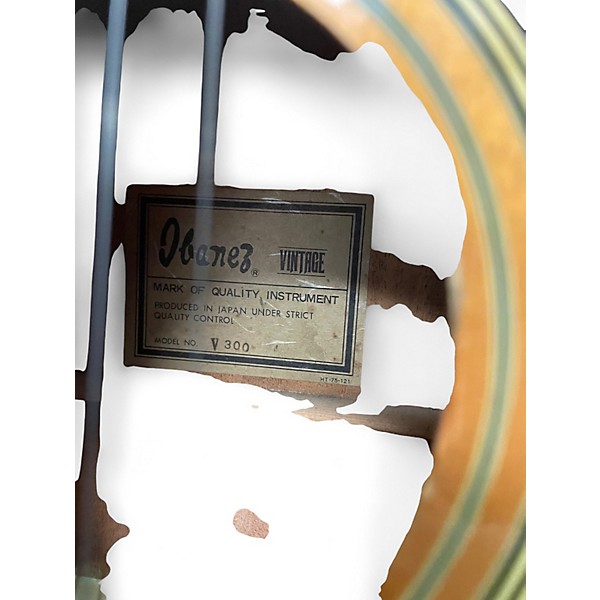 Used Ibanez V300 Natural Acoustic Guitar