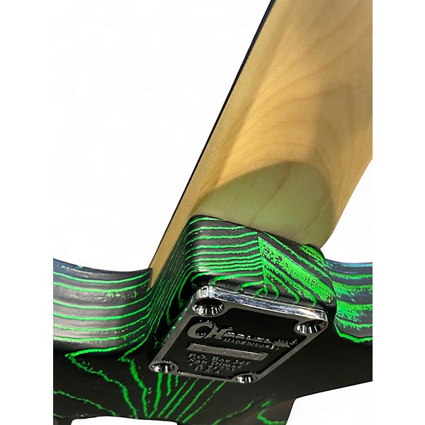 Used Charvel Pro Mod San Dimas HH HT Green Glow Solid Body Electric Guitar