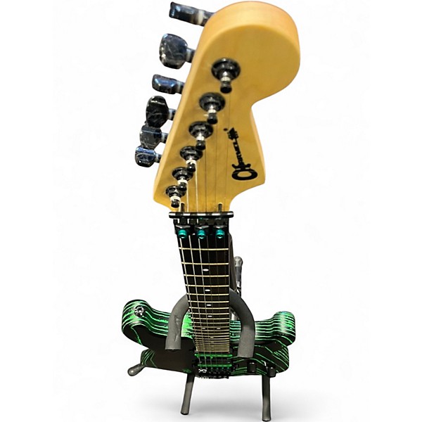 Used Charvel Pro Mod San Dimas HH HT Green Glow Solid Body Electric Guitar