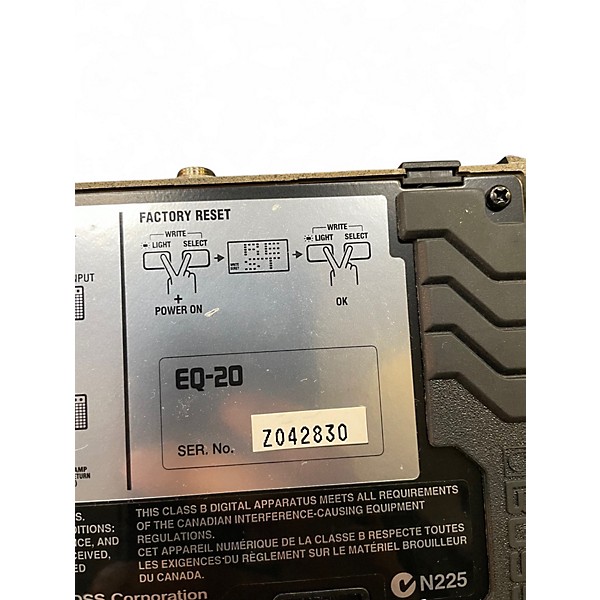 Used BOSS EQ20 Graphic Equalizer Pedal