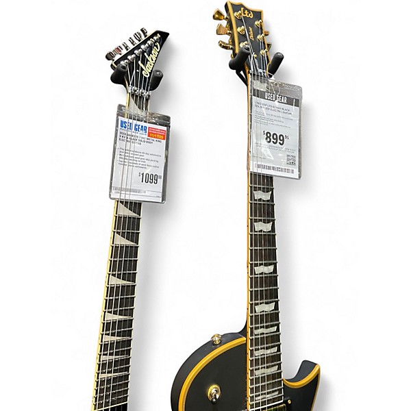 Used ESP LTD EC1000 Black Solid Body Electric Guitar