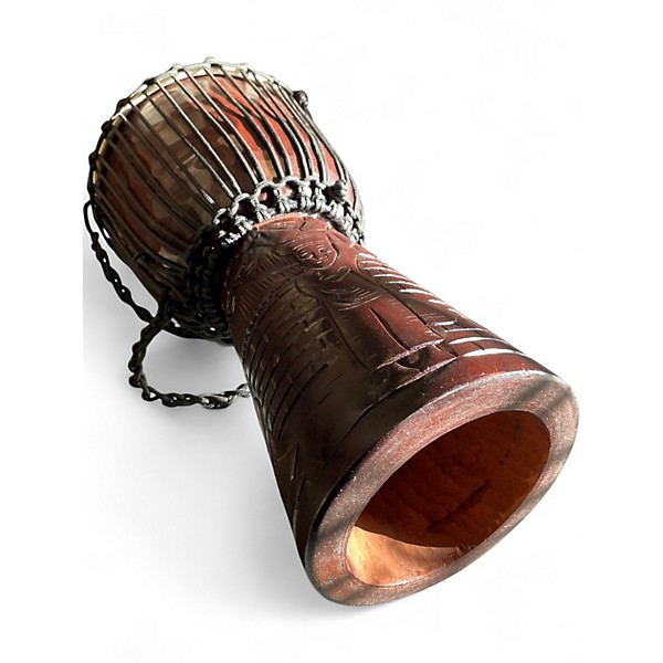 Used MEINL Large African Village Carving Djembe