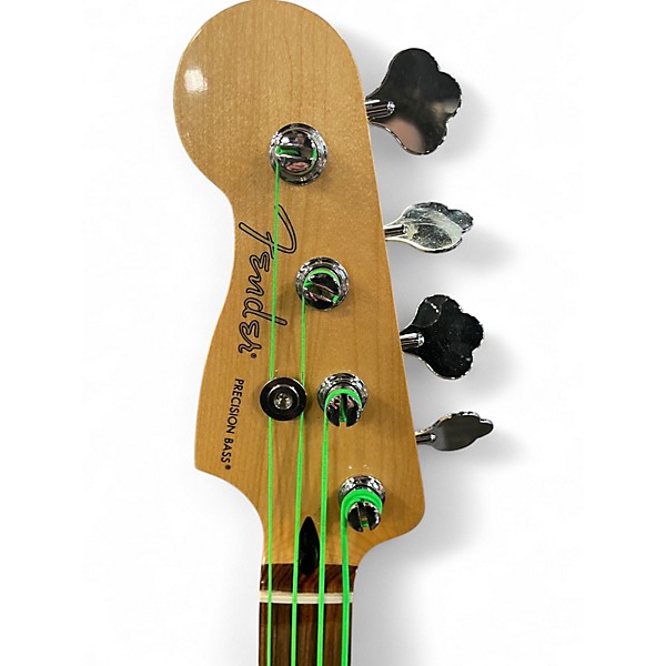 Used Fender Standard Precision Bass BLACK Electric Bass Guitar