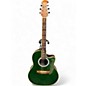 Used Ovation CC148 Celebrity Green Acoustic Electric Guitar thumbnail
