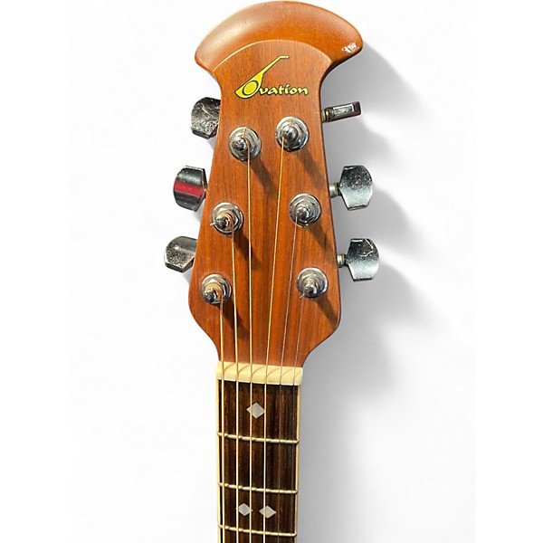 Used Ovation CC148 Celebrity Green Acoustic Electric Guitar